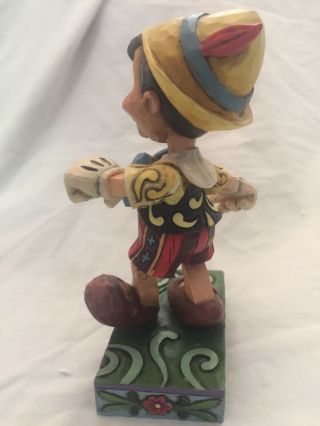 Jim Shore Disney Traditions Pinocchio “Lively Step” 4010027 Figurine 5” tall 3