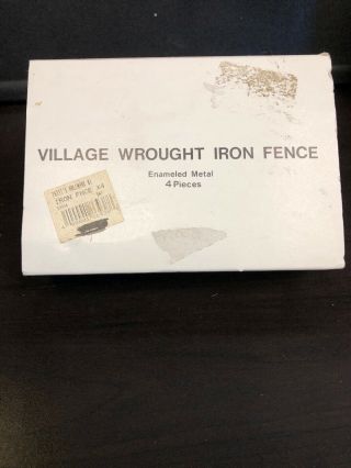 Dept 56 Village Landscape - Wrought Iron Fence 59994 Set 4