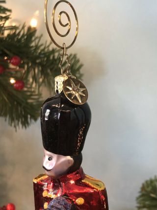 Christopher Radko Carousel Nutcracker on a Horse on Wheels 6” Christmas Ornament 3