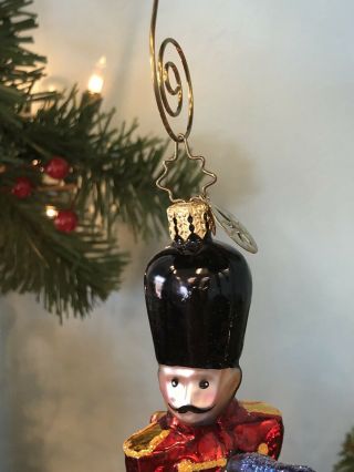 Christopher Radko Carousel Nutcracker on a Horse on Wheels 6” Christmas Ornament 4