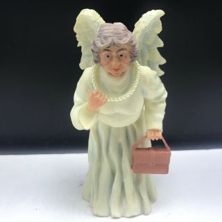 Studio Heavenly Angel Tom Rubel Retired Figurine Sculpture Ms Gossip Purse Pink