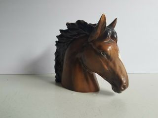 Horse Vase Gift Craft Japan Hand Painted Ceramic Vintage
