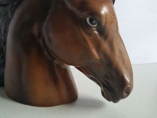 Horse Vase Gift Craft Japan Hand Painted Ceramic Vintage 2
