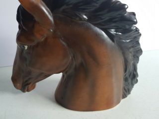 Horse Vase Gift Craft Japan Hand Painted Ceramic Vintage 5