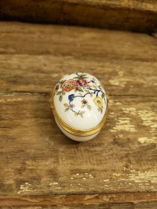 Limoges Trinket Box,  Egg Shape 5