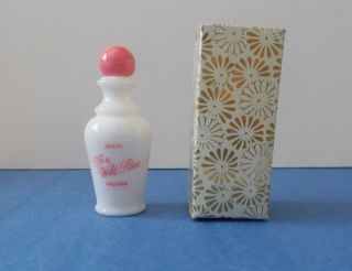 Vintage Avon To A Wild Rose Cologne.  5 fl oz Little White Bottle 2
