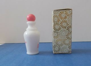 Vintage Avon To A Wild Rose Cologne.  5 fl oz Little White Bottle 3