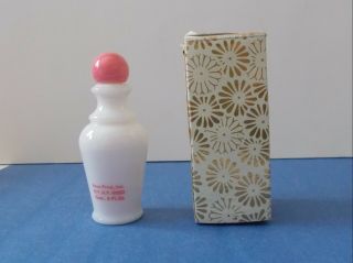 Vintage Avon To A Wild Rose Cologne.  5 fl oz Little White Bottle 4