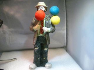 Flambro Emmett Kelly,  Jr.  Balloons Figurine,  8.  5 