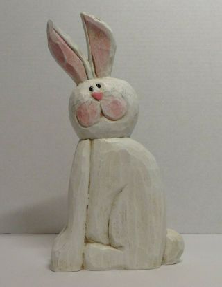 Eddie Walker Carved Wooden Rabbit Midwest Of Cannon Falls
