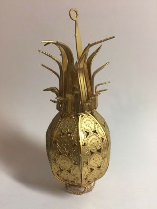 Baldwin Brass Christmas Ornament - Pineapple 2000