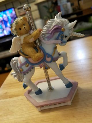 Cherished Teddies Carousel Collectible " Crystal "
