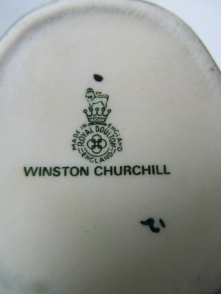 QUALITY ROYAL DOULTON Ceramic Toby Jug,  SIR WINSTON CHURCHILL,  England 8