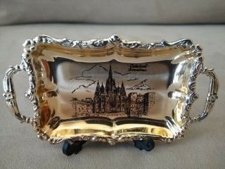 Barcelona Cathedral Souvenir Mini Tray With Stand