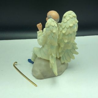 STUDIO HEAVENLY ANGELS TOM RUBEL retired figurine sculpture Mr Peabody gold cane 4