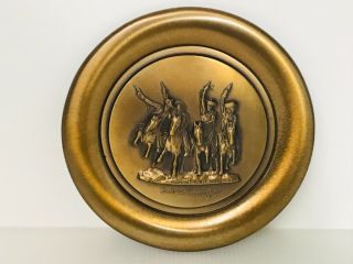 Roman Bronze Inc N.  Y.  Frederic Remington Collector ‘79 Plate 1898