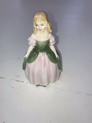 Vintage 1967 Royal Doulton Porcelain Figurine " Penny " Hn 2338 - Green Dress