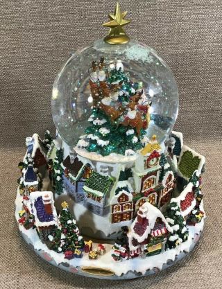 Le Christopher Radko Starry Night Home For The Holidays Snow - Globe