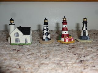 Lenox American Lighthouse Miniature Resin Figurines