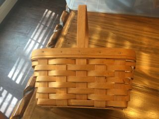 Longaberger Spring Basket with Utensil Insert 2