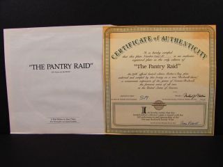 Knowles Norman Rockwell The Pantry Raid Collector Plate MIB 3