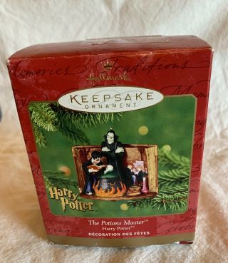 2001 Hallmark Keepsake The Potions Master Harry Potter Christmas Ornament