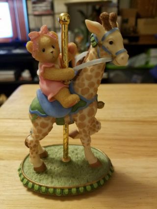 Cherished Teddies Carousel Collectible " Flossie "