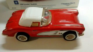 2000 Dept 56 Snow Village Classic Cars 1958 Corvette Roadster 56.  55281