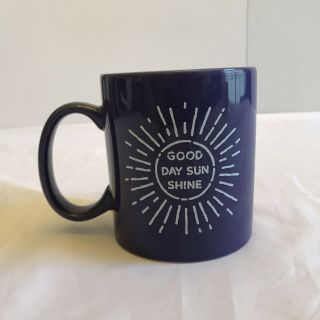 Life Is Good Coffee/tea Mug 16 Oz.  Cup Purple W Good Day Sun Shine