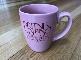 Britney Spears Femme Fatale Tour 10oz.  Coffee Mug Tea Cup Pink Ceramic