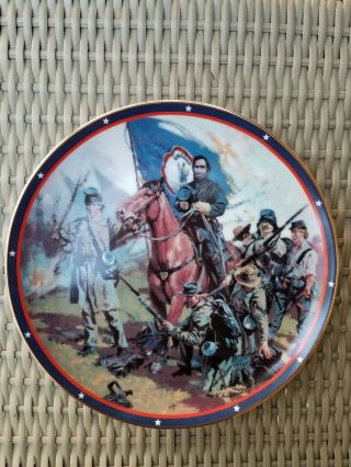 Hamilton American Civil War General Stonewall Jackson Plate Don Prechtel
