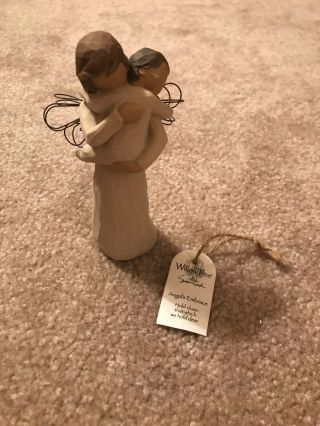 Willow Tree “angel’s Embrace” 2002 Susan Lordi Box And Tag 26089 Ornament