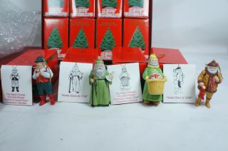 12 Box Set Evolution Of The American Santa Claus By Tom Tierney Santa Ornaments 3