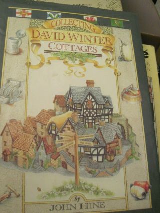 Collecting David Winter Cottages Hard Back Book With Dust Cover By John Hine