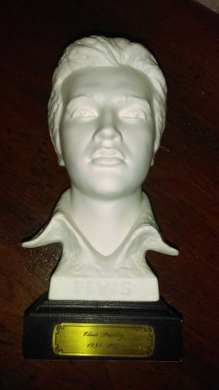 Goebel Elvis Presley white Bust statue figurine Goebel Bavaria Germany Boxcar 5
