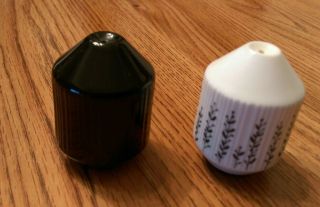Black And White Salt And Pepper Shakers