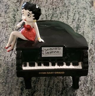 Betty Boop On Piano Music Box - Las Vegas Mgm Grand Exclusive - 1993 - Pre - Owned