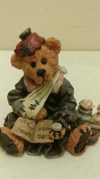 1997 Boyds Bears Bearstone Figurine Union Bailey Poor 