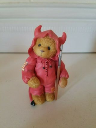 Cherished Teddies Trevor " You Bring Out The Devil In Me " Collectible Bear Enesco
