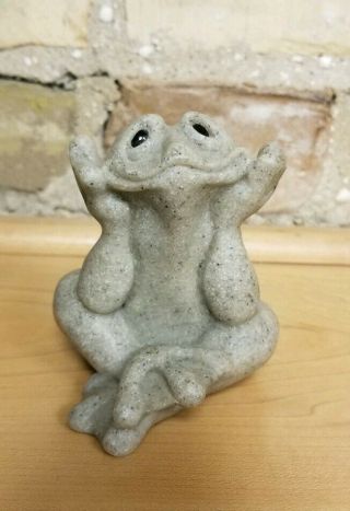 Quarry Critters Frog Collectible Felicity Figurine Second Nature Designs 2001