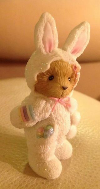 Avon Cherished Teddies Jesamine The Easter Bunny Figurine 115543 2005