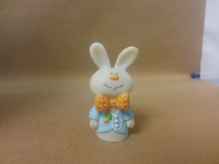 Vintage 1976 Barnaby Bunny Easter Rabbit Figure Finger Puppet Hallmark Cards