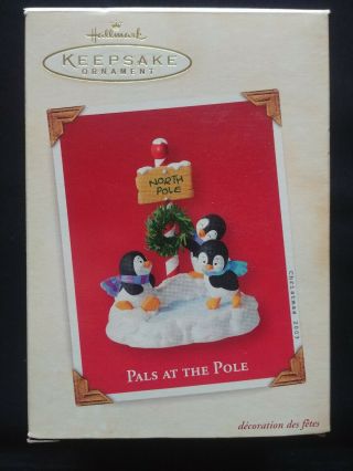 Hallmark Keepsake Christmas Ornaments Penguin Pals At The North Pole 2003