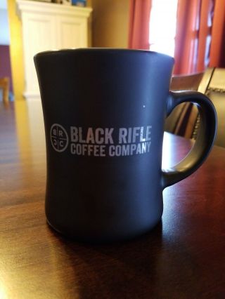 Black Rifle Coffee Company Black Ceramic Mug Cup