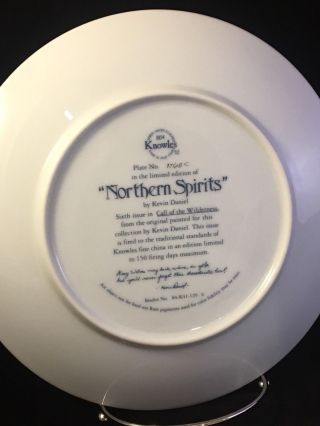 PLATE Northern Spirits Call of the Wilderness Wolves Wolf Knowles Limited 5