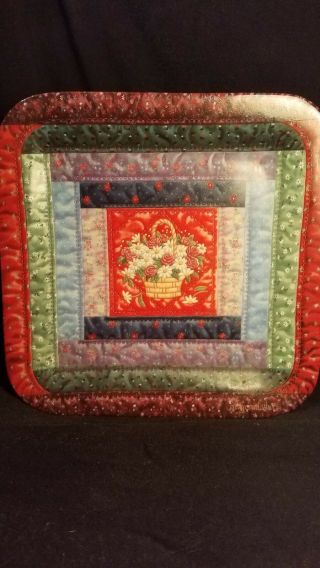Cherished Traditions Quilt Plate The Log Cabin 3 Third Mary Ann Lasher
