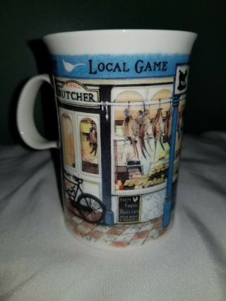 Dunoon England bone china mug Village Stores Richard Partis Butcher Local Game 3