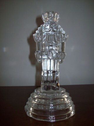 24 Lead Crystal Candle Holder By Deplomb Usa Nutcracker