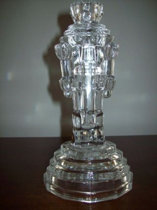 24 Lead Crystal Candle Holder by DePlomb USA NUTCRACKER 3