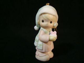 Precious Moments Ornaments - May All Your Christmases Be White -